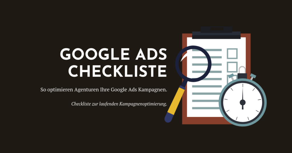 Google Ads Checkliste