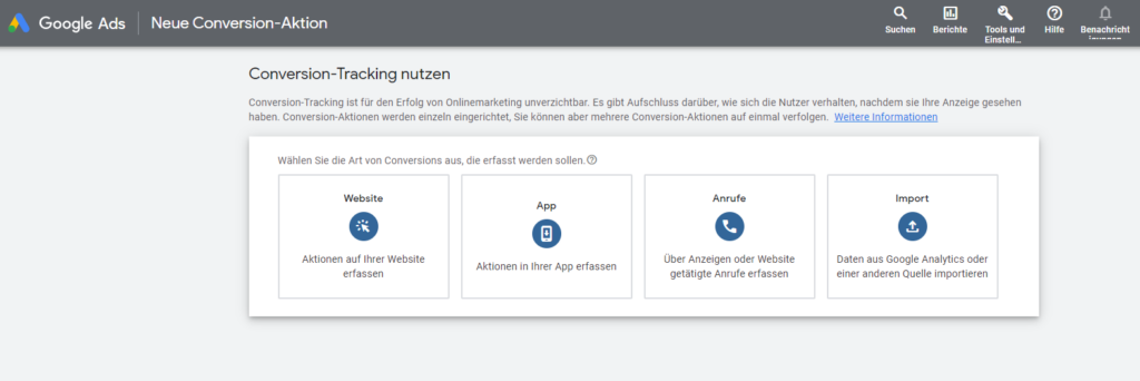 Google Ads Conversion Tracking