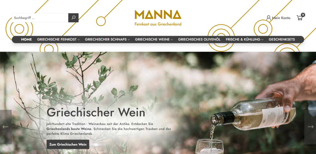 E-Commerce-Plattform Shopware bei Mannafeinkost