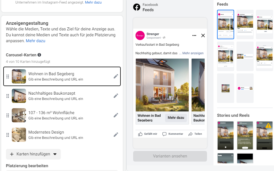 Facebook Ads  erstellen