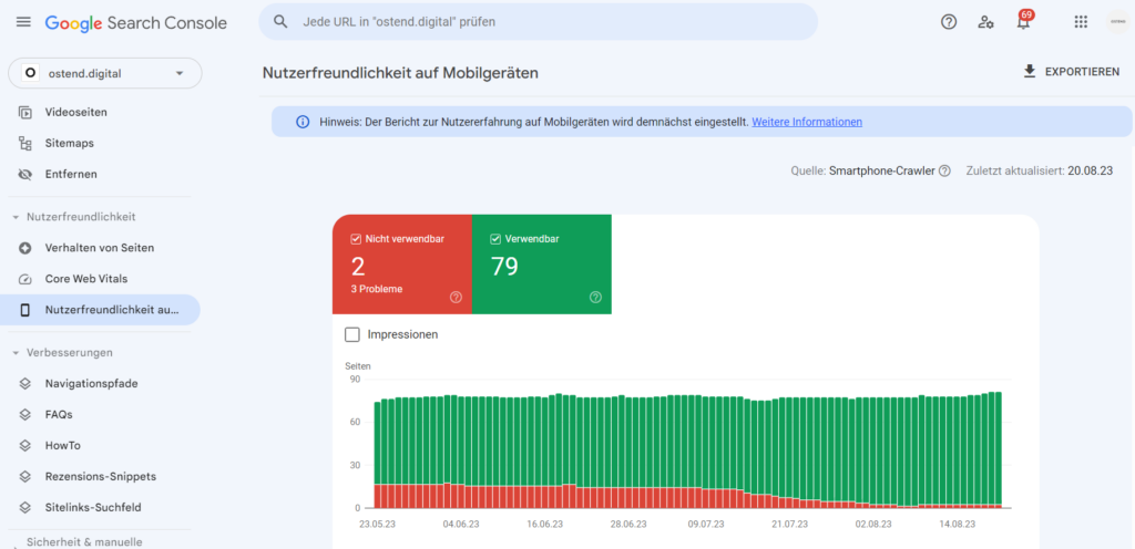 Google Search Console Technische SEO