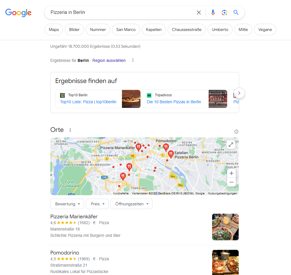 Local SEO vs. SEO für mehrere Standorte