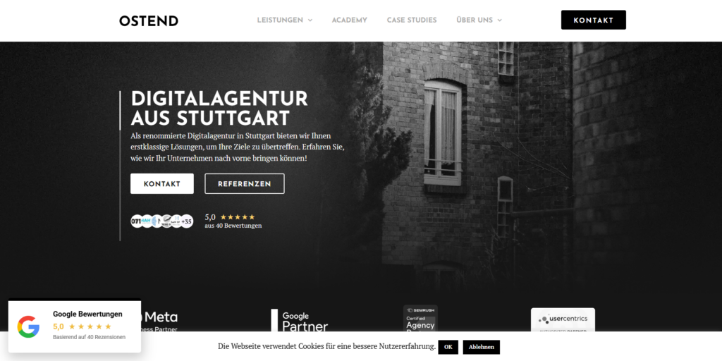 Einfache Navigation bei Ostend Digital