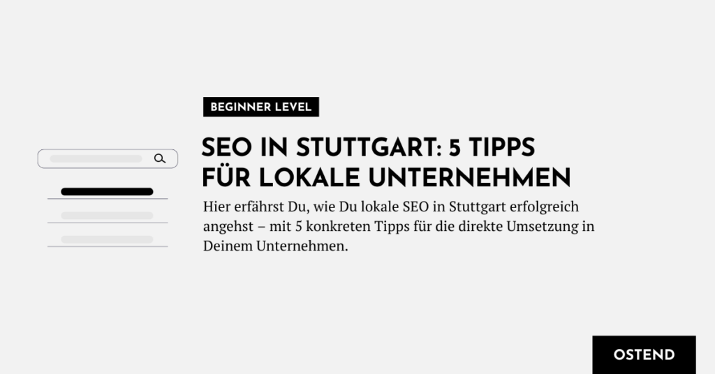Titelbild Blogbeitrag SEO in Stuttgart