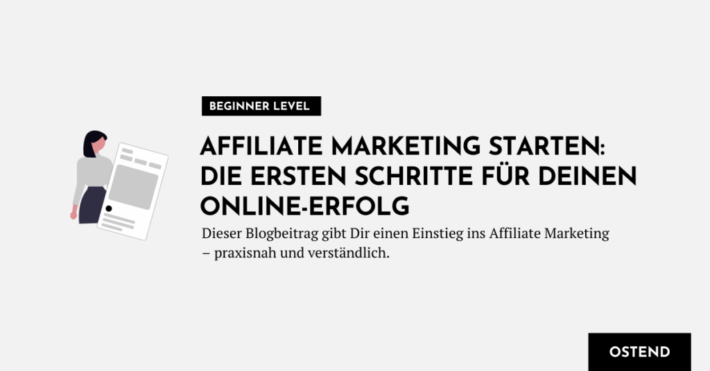 Titelbild Affiliate Marketing starten