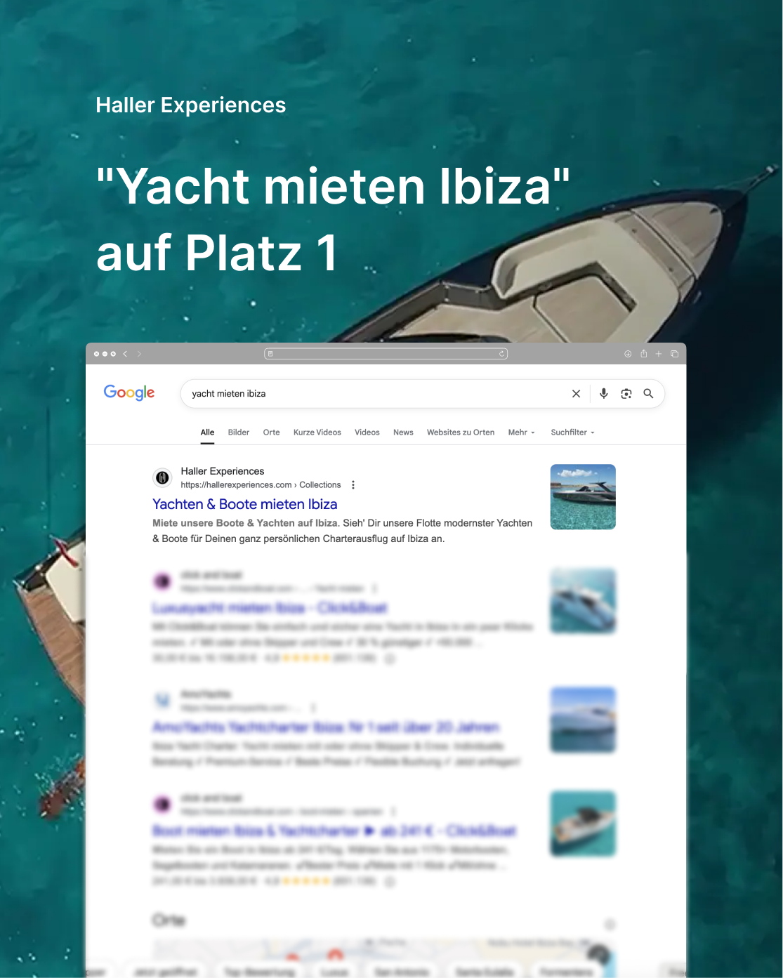 Haller Experiences SEO Erfolg