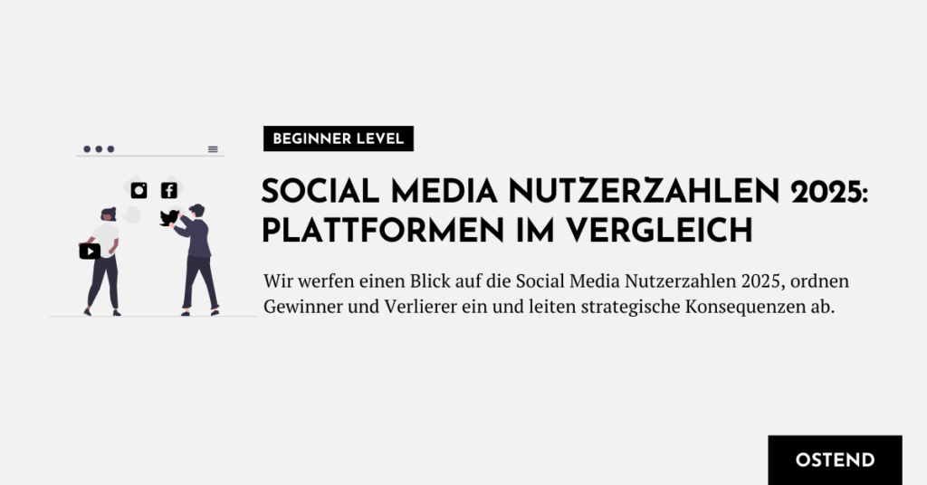 Titelbild Social Media Nutzerzahlen 2025